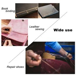 Waxed Thread For Leather Sewing Stitching Book Binding Jewelry Making DIY Handicraft Polyester Thread 0.45mm/0.8mm