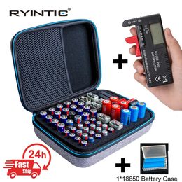 18650 Battery Tester Portable Storage Protective Case Box For aaaaa186509V Organizer Container Cover 240402