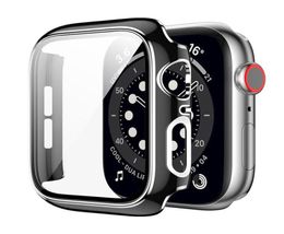 Plating Protective Cases for Apple Watch iWatch Series 6 5 4 3 2 1 with Tempered Glass Shockproof Cover7498876