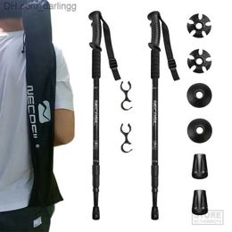 Trekking Poles 3 Nordic hiking poles with adjustable Alpstock shock resistant outdoor sportsQ