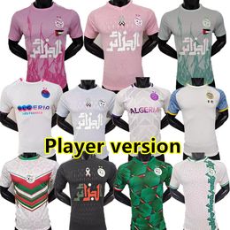 Algerie Soccer Jerseys MAHREZ 2023 2024 Home Away BOUNEDJAH FEGHOULI BENNACER ATAL 23 24 Maillot de foot Algeria player version Algeria football shirt