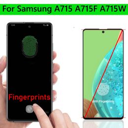 NEW OEM Replacement For Samsung Galaxy A71 A715 A715F A715W Lcd Display Touch Screen Digitizer Assembly With Frame
