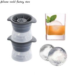 Silicone world Silicone Sphere Ice Cube Mould Kitchen Slow Melting DIY Ice Ball Round Making Mould For Cocktail Whiskey Drink