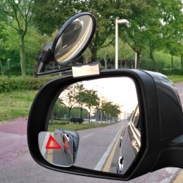 2pcs/set car blind spot mirror Auto Side Convex mirrors Wide Angle Round Car Vehicle Rear View miroir