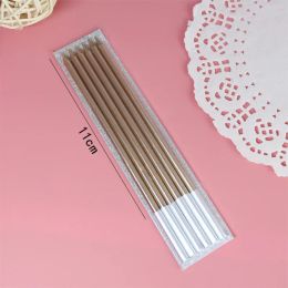 6pcs/set Box Long Pencil Cake Candle Safe Kids Birthday Party Wedding Cake Candle Supplies Cake Decorations Candles