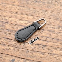 1 Pcs Artificial Leather Zipper Pull Head Backpack Apparel Accessories for Pull Strap Pendant Cord Zipper DIY Apparel Sewing