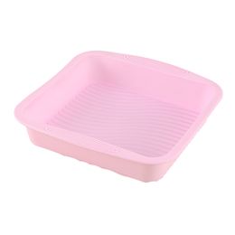 Square Cake Pan Toast Pan Bread Pan Silicone Baking Pan Baking Forms For Pastry Accessories Tools Food Grade Silicone Mould