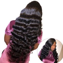 Vallbest Peruvian Loose Wave Bundles Natural Color Human Hair Bundles For Black Women 1/3/4 Pcs Loose Wave Remy Hair Extensions