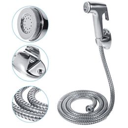 Toilet Shattaf Adapter Spray Handheld Bidets Shower Head Wall Bracket Hose Kit For Cleaning Pet Dogs Floor Toilet