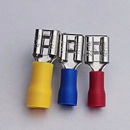 70PCS PBDD terminals series blue yellow red piggy back disconnector Cable Connector wire terminals pre-insulating terminals