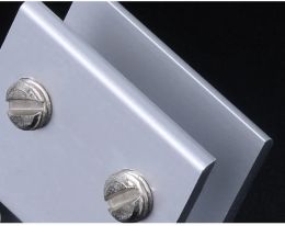 6 Pieces Glass Clamps for 5/8/10mm Shelves Holder Corner Bracket Clamp Aluminium Thick Glass Clips 6 Sizes DIY Shelf Box Cases