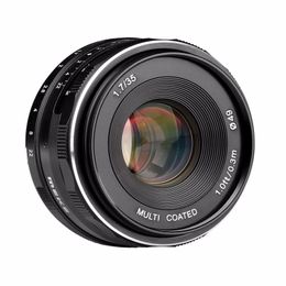 MEIKE MK-FX-35-1.7 35mm F/1.7 Manual Focus Multi-coated APS-C Camera Lens for Fujifilm X-A1/A2 X-E1/E2 ILDC Digital SLR Camera