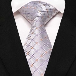 Neck Ties EASTEPIC 8cm Elegant Striped Tie Mens Accessories Chequered Tie Paisley Necklace Flower Pattern Formal Wedding GiftC240410