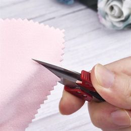 1/2 Pcs Thread Scissors Sewing Spring Embroidery Thrum Yarn Scissors Cross Stitch Clothing Tailor U-Cut Head Shear DIY Supplies