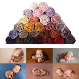 28 Colours Newborn Photography Props Bean Bag Frame Backdrop for Accessoires de photographie fotografia Blanket Waffle Fabric