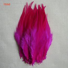 Plumas Decorativas!100Pcs/Lot High Quality Chicken Feathers For Crafts 10-15cm/4-6Inch Rooster Feathers DIY Jewellery Accessories