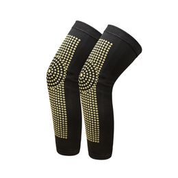 KoKossi 1Pair Extended Self Heated Knee Pads Winter Outdoor Sports Elasticity Warm Knee Support Massager Women Men protect Gear