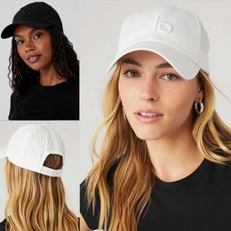 LO Yoga Embroidered Font Versatile Sports Jogging Sunshade Hat Fiess Women's Gym Baseball Cap