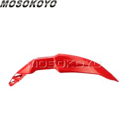 Supermoto Front Fender Red Durable Motrad Mudguards for Honda CRF CR 125 150 450R 450X Red