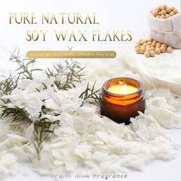 500g DIY Soy Wax Candle Beeswax Jelly Wax Candle Making Supplies Non-Toxic Natural Wax for Making Scented Candles Wholesale