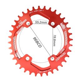 Snail Chainring Oval for Shimano M7000 m8000 m9000 30T 32T 34T 36T 38T 96 BCD Cycling MTB Bike ChainWheel tooth Plate 96bcd