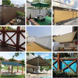 Customizable HDPE Balcony Privacy Screen Sun Shade Net Garden Buildings Gazebo Pergola Sunshade Sail Terrace Plant Sun Cover