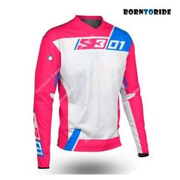 Men's downhill jersey mountain bike mountain bike shirt off-road motorcycle jersey off-road sportswear racing