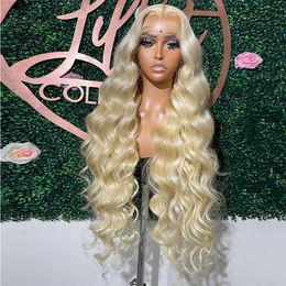 High Density 250% Loose Deep Wave Wig 613 Lace Front Human Hair Wigs HD Lace Wig 13x6 Human Hair For Women 32" 30" Pre Plucked