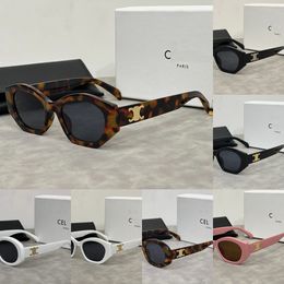Fashion Designer Sunglasses Mens and Womens Oval Glasses UV 400 Designer Outdoor Sports Sunglasses