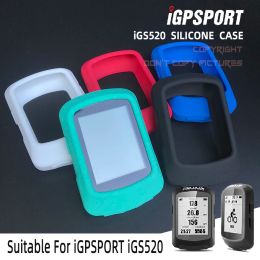 iGPSPORT IGS520 Case Bicycle Computer GPS Bike Computer Silicone Protective Case Cover + HD Film