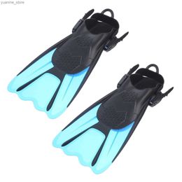 Diving Accessories 2 pieces of equipment diving fins swimming flip covers silicone inflatable equipment Y240410