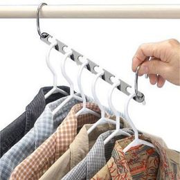 2/4/6/8/10pcs Clothes Hangers Hanging Chain Metal Cloth Closet Hanger Shirts Tidy Save Space Organizer Hangers for clothes