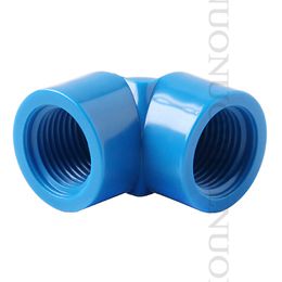 2~20pcs 1/2 3/4 1 Inch PVC Pipe Female Threaded Connector Plastic PVC Straight Elbow Tee Aquarium Fish Tank Water Supply Adapter