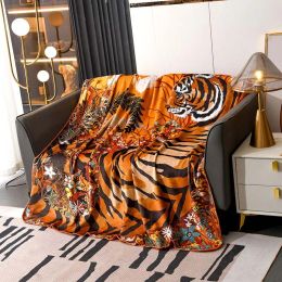 Designer blanket, luxurious air conditioning blanket, nap single bed sheet, car shawl, sofa blanket, machine washable cover blanket