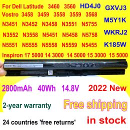 Batteries 14.8V 40WH M5Y1K Laptop Battery For DELL Inspiron 14 3451 5451 15 3567 5555 17 5756 Vostro 3458 3551 3558 Latitude 3460 3560