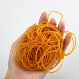 60mm Yellow Rubber Band High Quality Office Rubber Ring Strong Elastic Stationery Holder Band Loop School Office Supplies