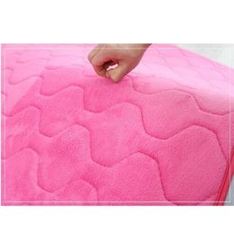 Ultra Soft Thick Memory Foam Absorbent Coral Fleece Fabric Area Rugs Nonslip Living Room Carpet Bathroom Rugs Set Floor Shag Rug