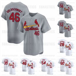 Paul 46 Goldschmidt Cardinal Jersey 2024 Brandon Crawford Nolan Arenado Willson Contreras Ivan Herrera Brendan Donovan Ryan 56 Helsley Ryan Helsley Miles Mikolas