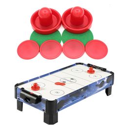 Air Hockey Equipment Tables Replacement Pucks And Pusher Set Air Hockey Plastic Accessories For Mallet Goalkeepers Air
