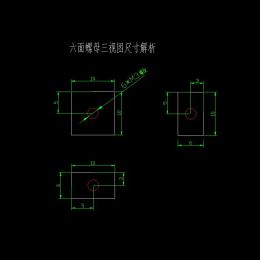 Three-Sided Nut Square Fixed Block Square Corner Lock Nut M3 Six-Sided Thread Plate Link Block Screws for Fixing Acrylic Box