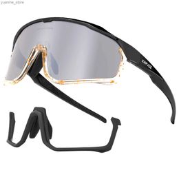 Outdoor Eyewear Kapvoe Sunglasses New UV400 Cycling Glasses for Men Women Bicycle Sports Cycling Running Driving Fishing Glasses 1lens Camping Y240410