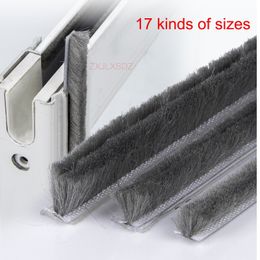 1 Metre Aluminium sliding door window dust proof brush seal strip weatherstrip draught excluder seal tape door gasket