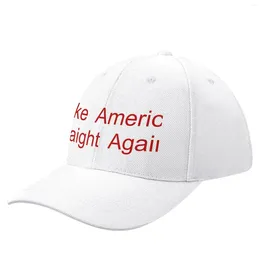 Ball Caps Make America Straight Again Baseball Cap Sunscreen Hard Hat Uv Protection Solar For Men Women'S