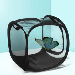Butterfly Habitat Insect Cage Mesh Butterfly Cages Pop-up Collapsible Insect Mesh Cage Plant Greenhouse Box Plant Net Cloth