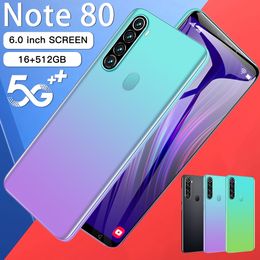 Note80 New Products in Stock 1 16 Cross-Border Mobile Phone Android Smartphone 5.0 3G Low Price Foreign Trade Manufacturer