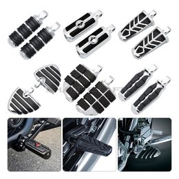 Motorcycle Accessories Front Rear Footrests Footboards Foot Pegs For Suzuki Intruder 1400 Boulevard S83 95-08 Marauder 800 97-04