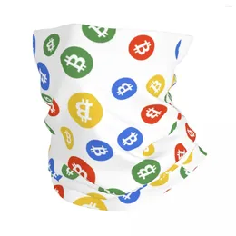 Scarves Colourful Money Bandana Neck Gaiter Printed Cryptocurrency Balaclavas Magic Scarf Multi-use Headwear Fishing Windproof