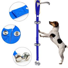 New Pet Dog Training Doorbell Leash Length Adjustable Indoor Training Alarm Door Bell Rope For Dogs Cats Equipment For Dogs