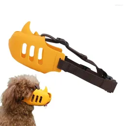 Dog Collars Muzzle For Dogs To Prevent Biting Soft Silicone Guard AdjustableDog Puppy Muzzles Anti And Barking Mouth