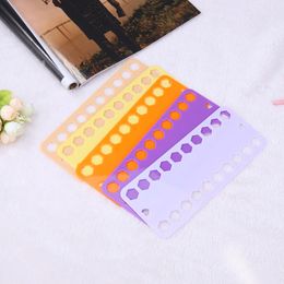 10/12Pcs Plastic Cross Stitch Row Line Tool 20 Positions Thread Board Thread Yarn Organizer Embroidery Sewing Tool Accessories